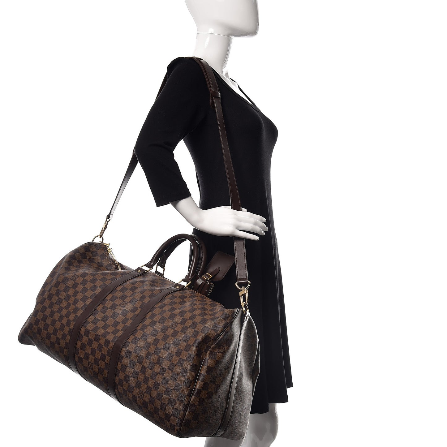 Damier Ebene Keepall Bandouliere 55