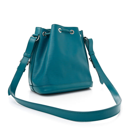 Louis Vuitton Epi Noe BB Cyan 3 of 11