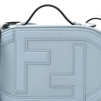Fendi Vitello Grace Matte O'Lock Mini Camera Case Azzurro Baby 8 of 15