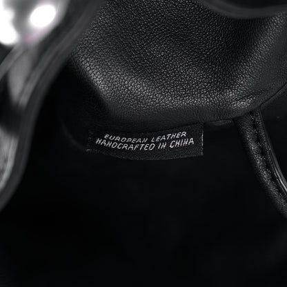 Alexander Wang Calfskin Crystal Embellished Roxy Mini Bucket Bag Black 6 of 11