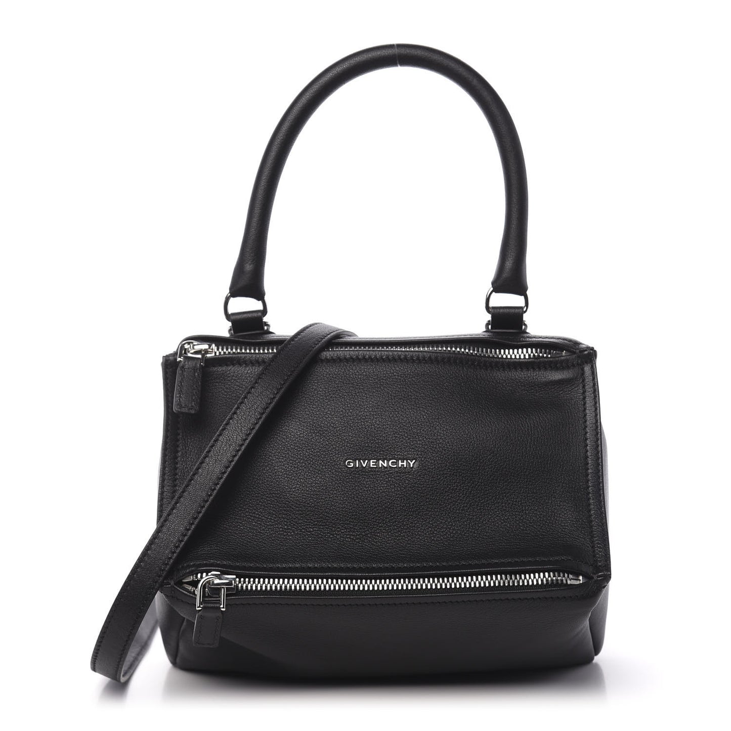 Sugar Goatskin Small Pandora Black