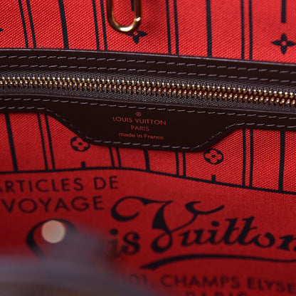 Louis Vuitton Damier Ebene Neverfull MM 6 of 10