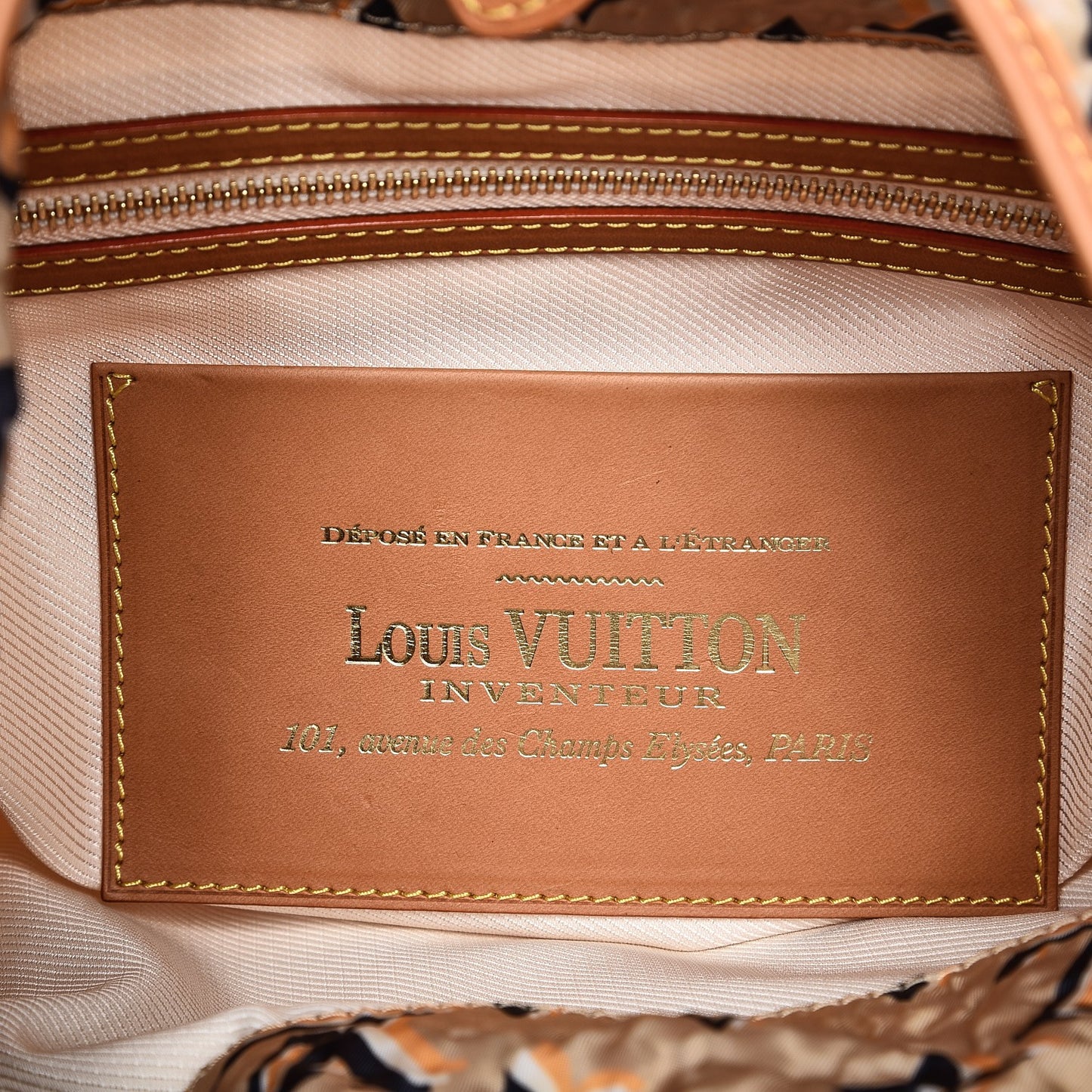 Canvas Monogram Cruise Bulles MM Natural
