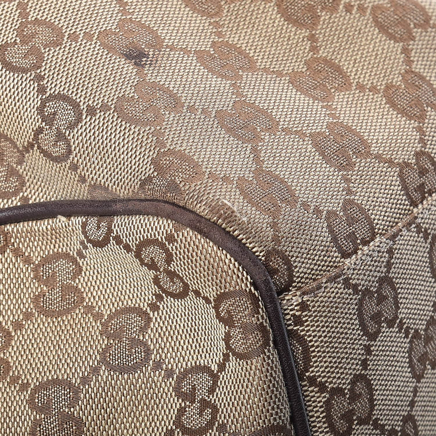 Gucci Monogram Large Sukey Tote Dark Brown 12 of 20