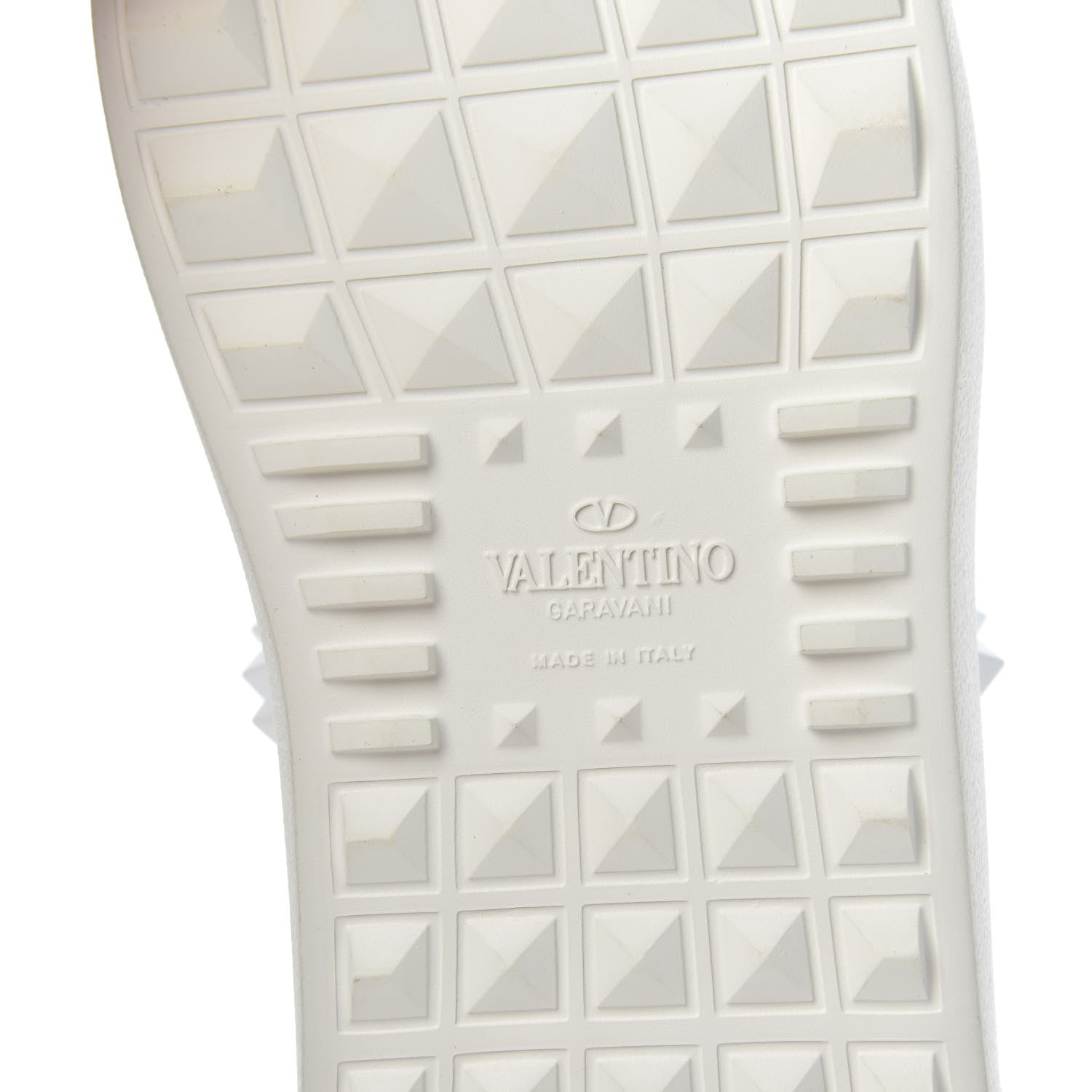 Valentino Garavani X UNDERCOVER Calfskin Womens Untitled Rockstud Open Sneakers 41 White 8 of 10