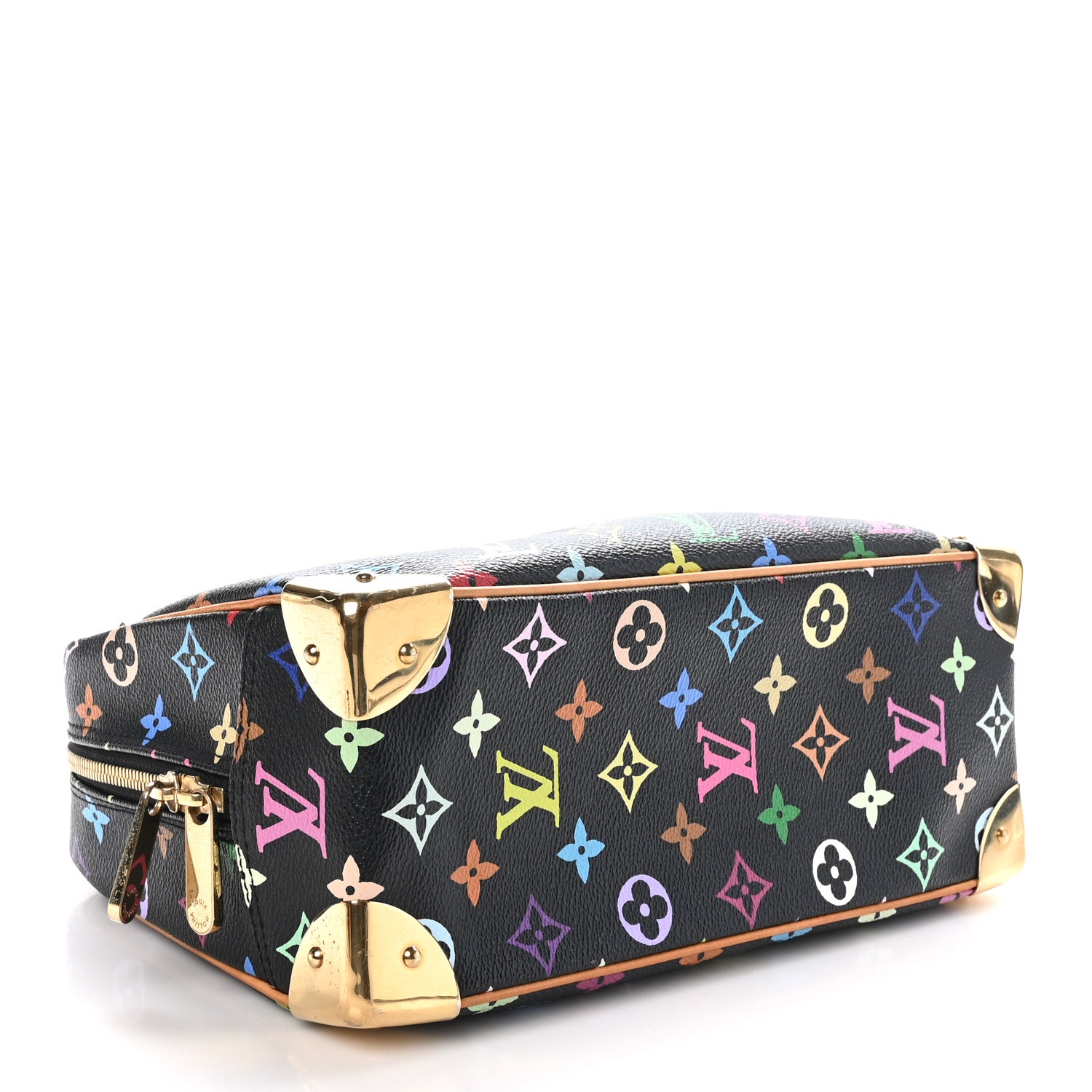 Louis Vuitton Monogram Multicolor Trouville Black 4 of 9