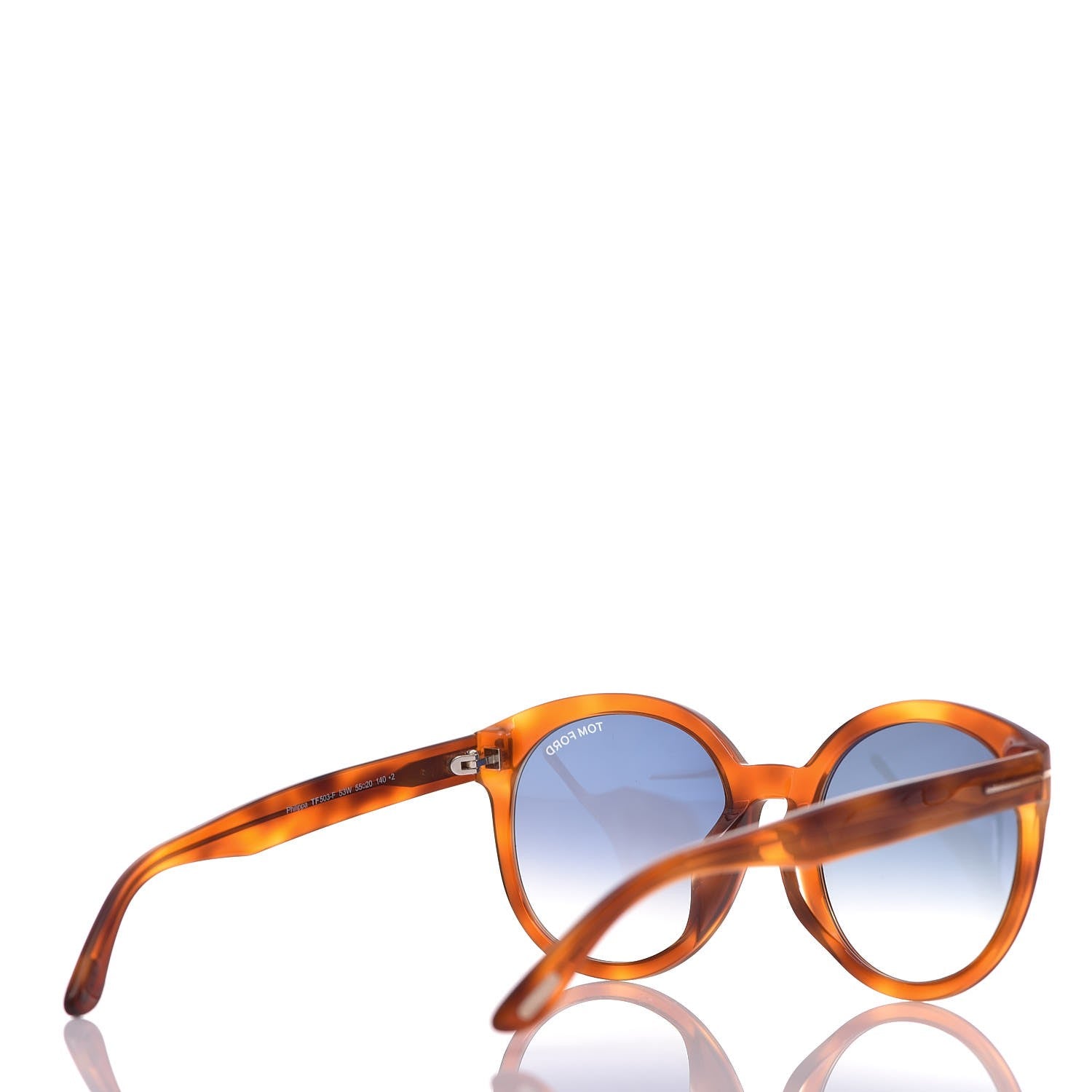 Tom Ford Philippa Sunglasses TF503 Blonde Havana 4 of 8