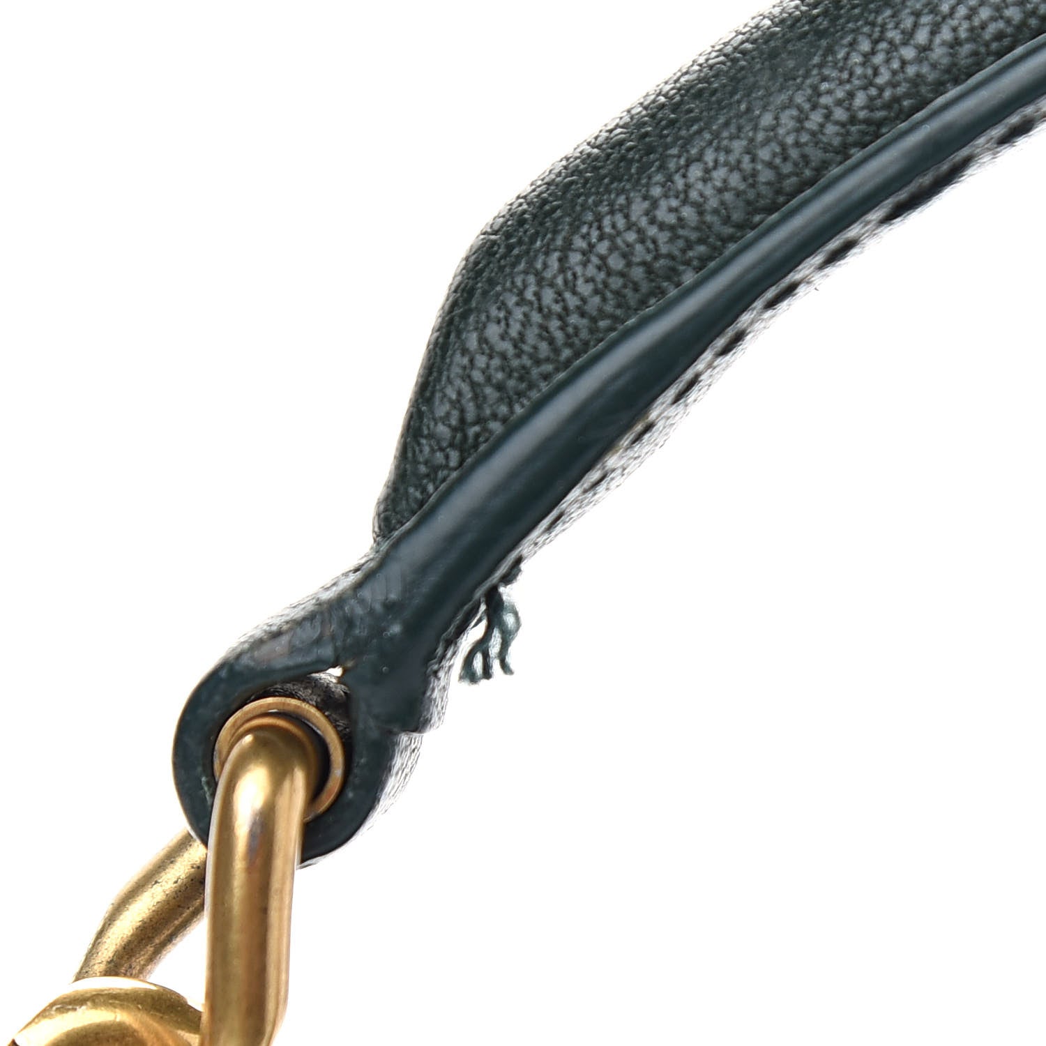 Saint Laurent Sheepskin Matelasse Chevron Monogram Medium College Bag Dark Green 10 of 13
