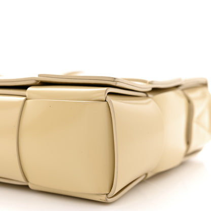 Bottega Veneta Brushed Calfskin Maxi Intreccio Crossbody Cassette Bag Porridge 10 of 11