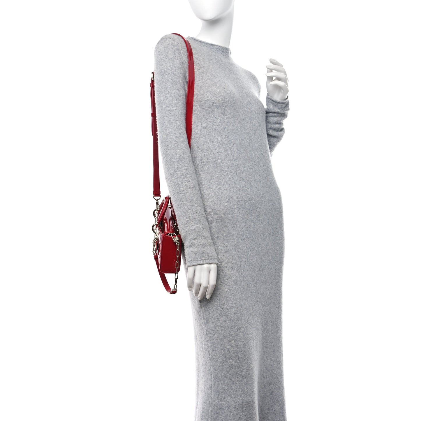 Patent Cannage Small Lady D-Joy Red