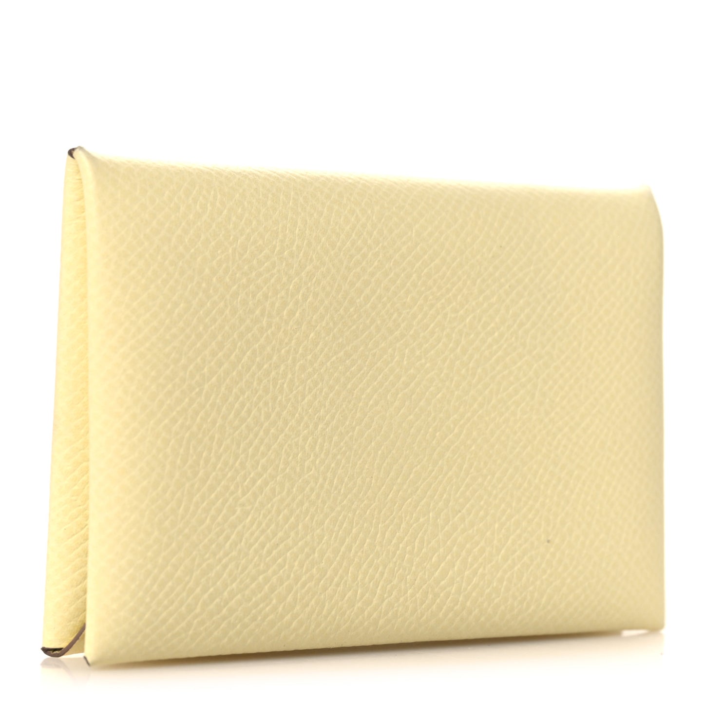 Epsom Calvi Card Case  Jaune Milton