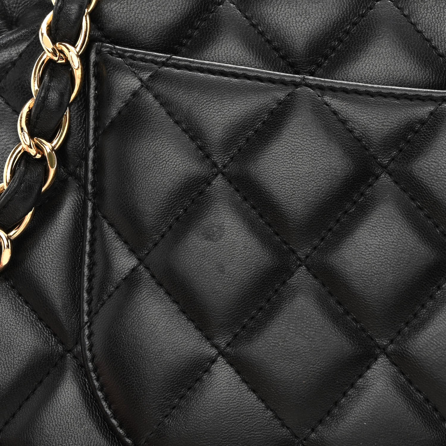 Chanel Lambskin Quilted Jumbo Double Flap Black 21 of 21