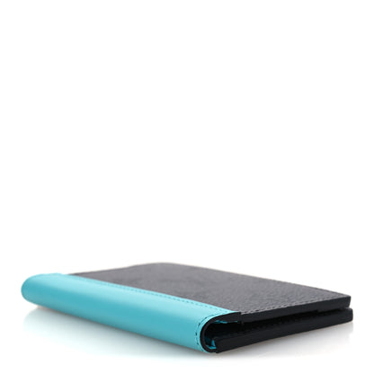 Louis Vuitton Monogram Macassar Pocket Organizer NM Turquoise 4 of 6