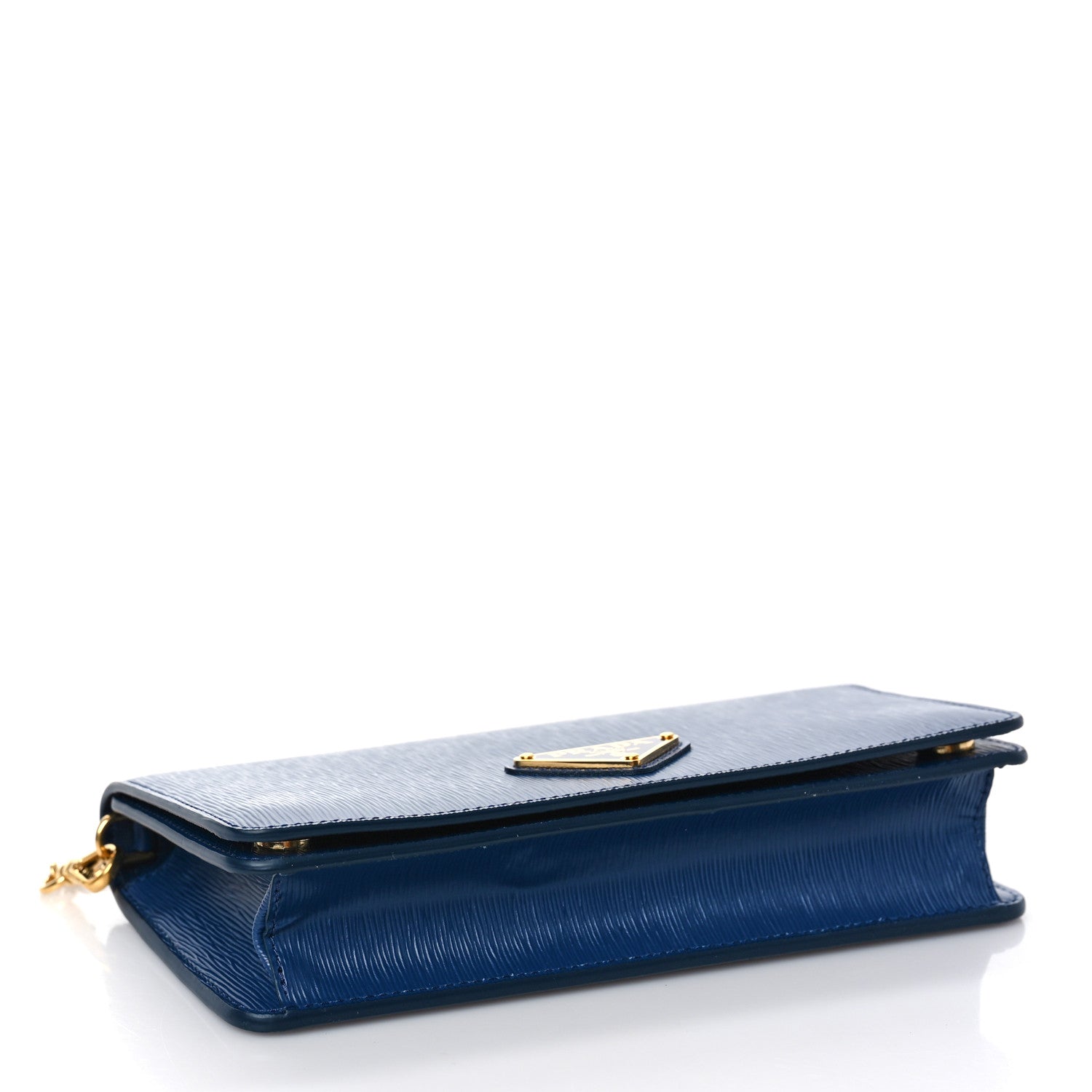 Prada Vitello Move Triangle Logo Miniborse Cobalto 4 of 8