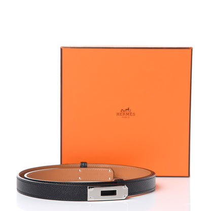 Hermes Epsom Kelly Belt Black 5 of 5