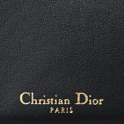 Christian Dior Oblique Saddle Lotus Wallet Blue 7 of 7