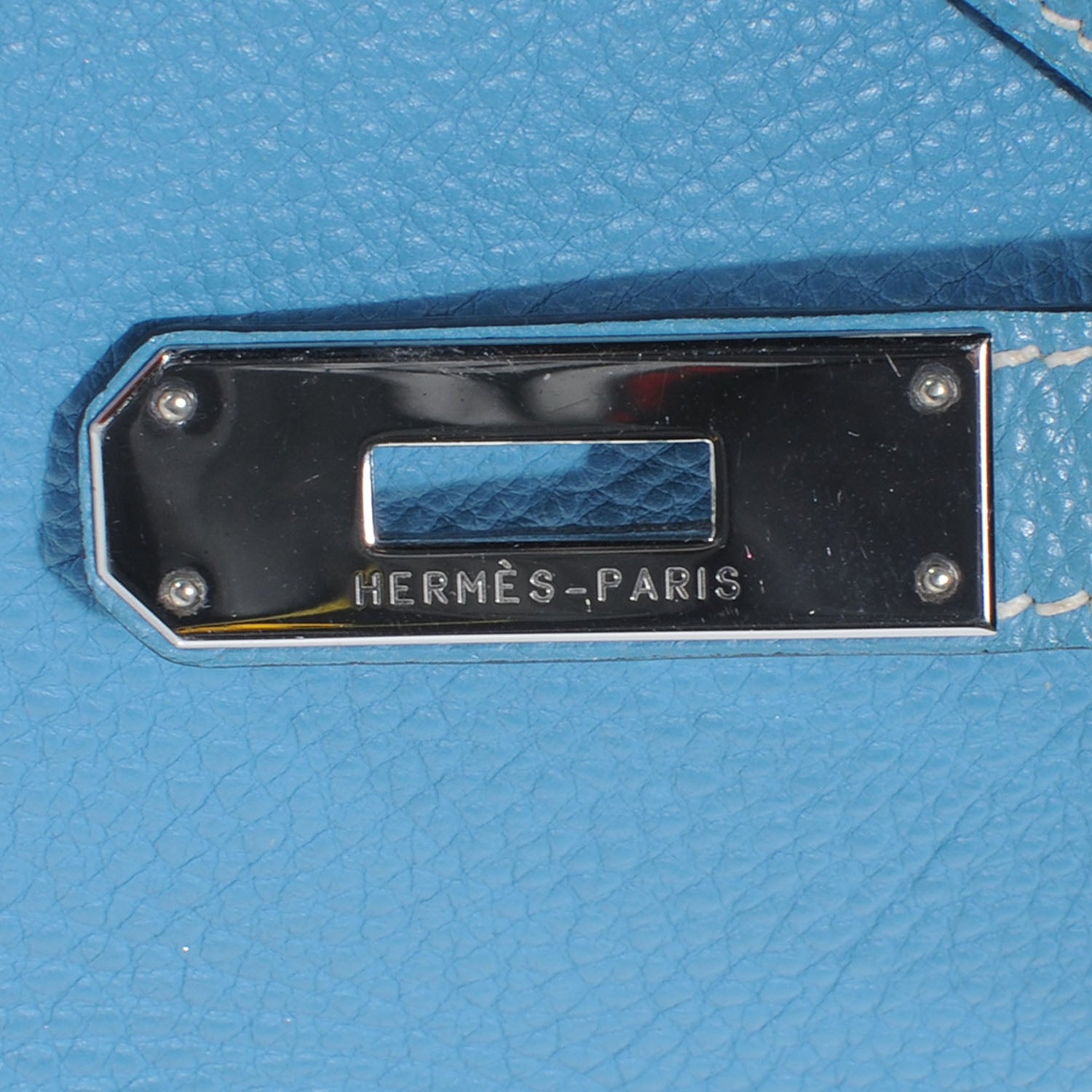 Hermes Taurillon Clemence Kelly 28 Blue Jean 8 of 10