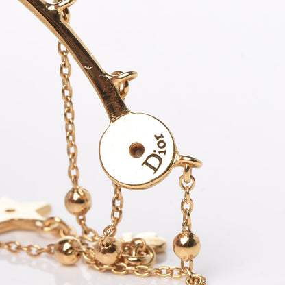 Christian Dior Pearl Shiny-D Earring Gold 4 of 7