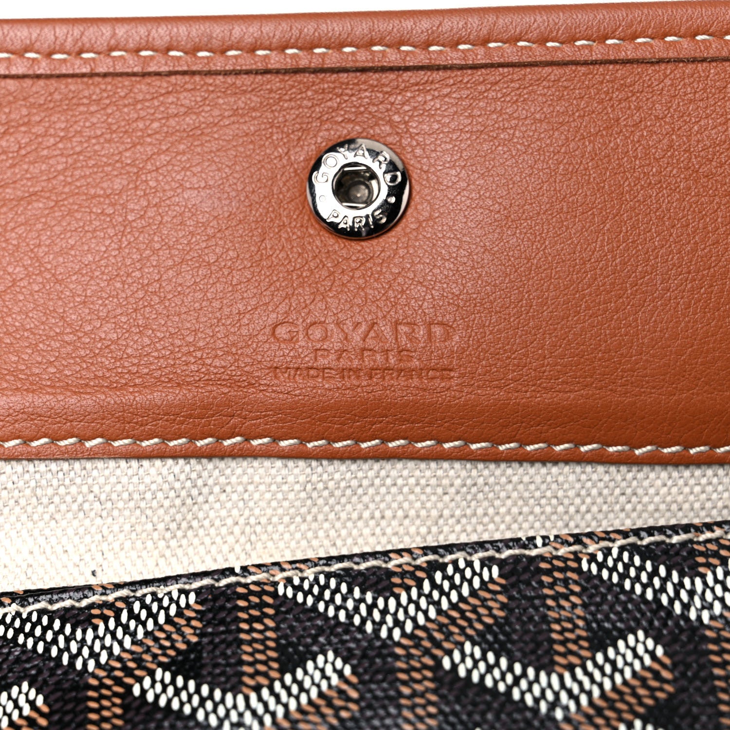 Goyard Goyardine Saint Louis GM Black Gold 6 of 15