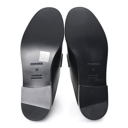 Hermes Calfskin Iota Mules 35 Black 6 of 10