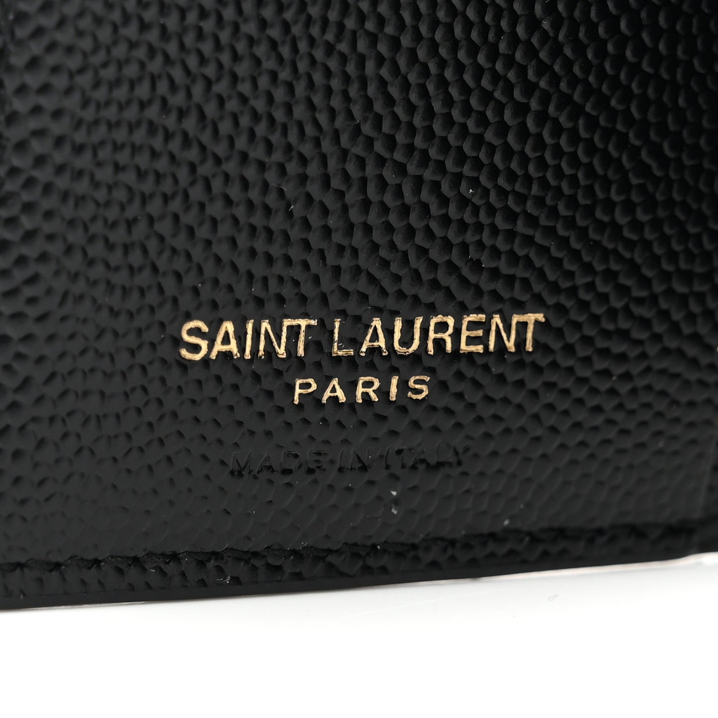 Grain De Poudre Matelasse Chevron Monogram Zipped Card Case Black