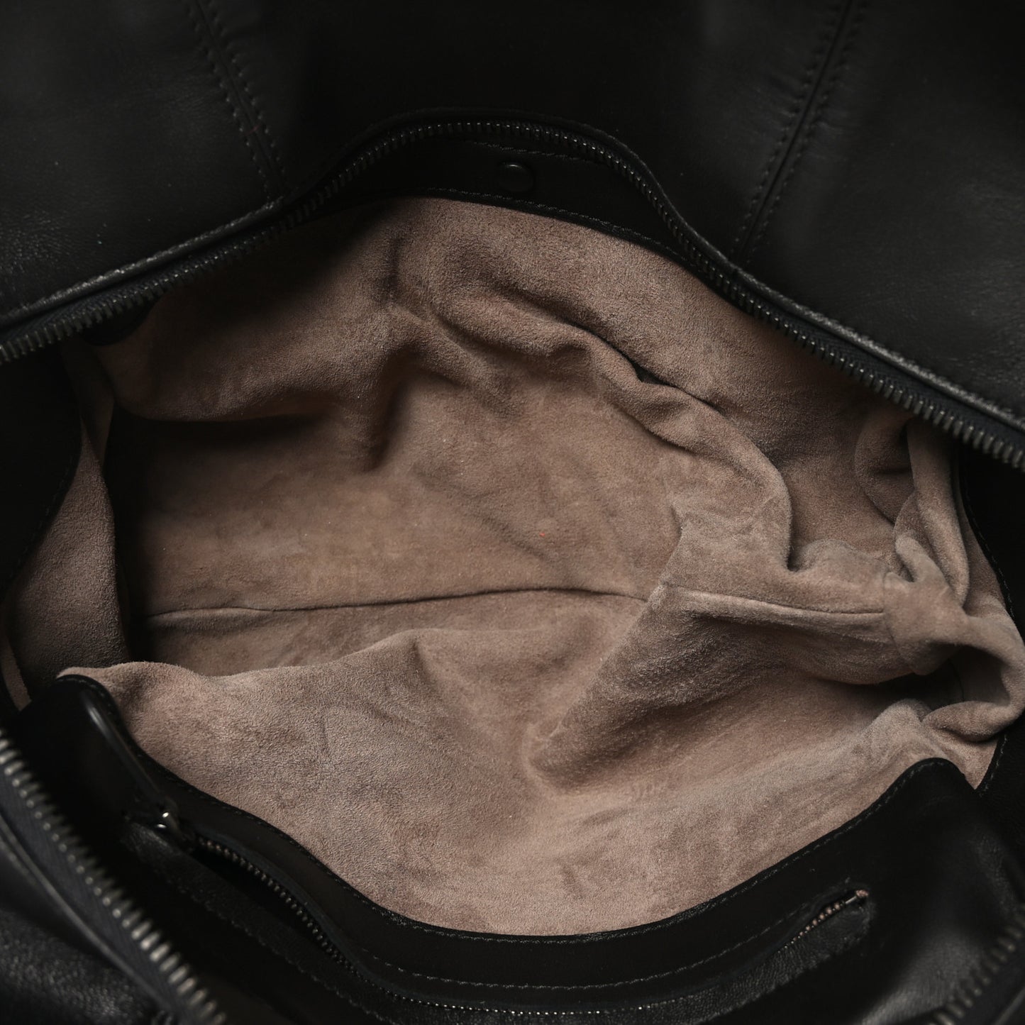 Nappa Intrecciato Medium Monaco Satchel Black