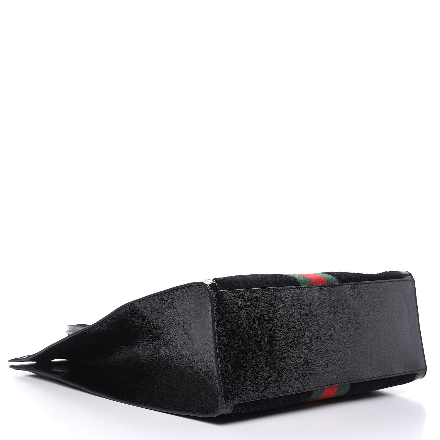 Gucci Suede Web Ophidia Vertical Tote Black 4 of 12