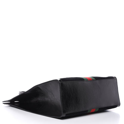 Gucci Suede Web Ophidia Vertical Tote Black 4 of 12