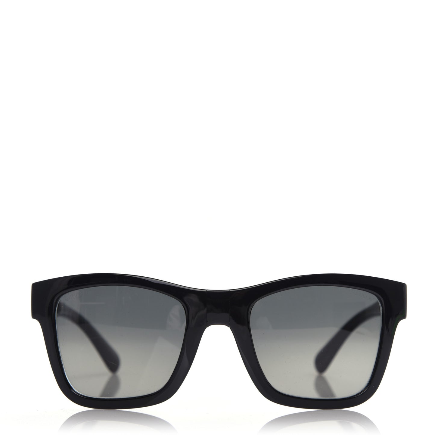 Nylon Metal Square Folding Sunglasses 6053 Black