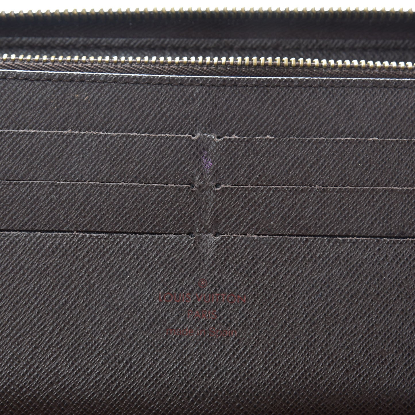 Damier Ebene Zippy Organizer Wallet