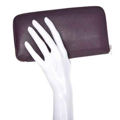 Hermes Chevre Mysore Azap Wallet Raisin 2 of 14
