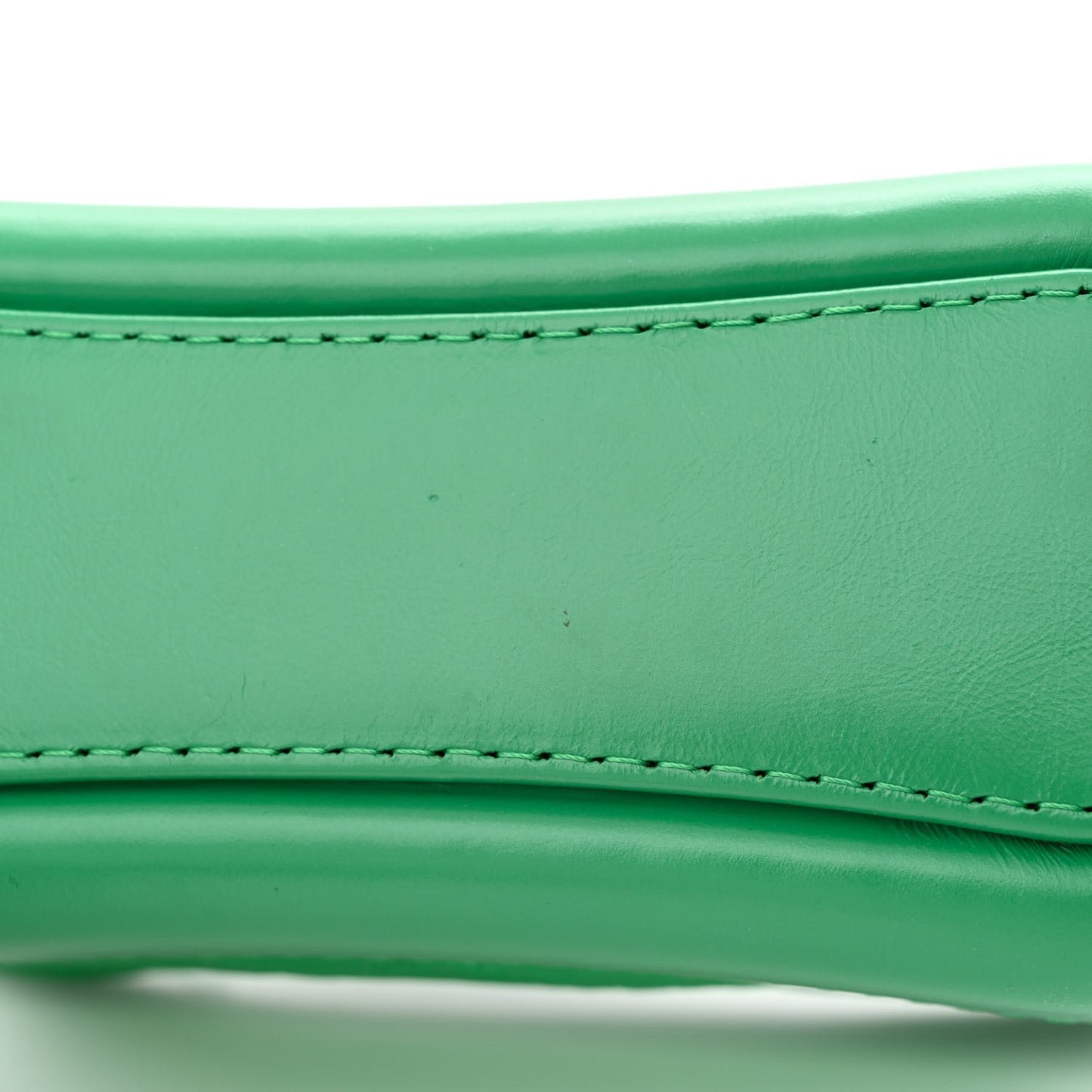 Aged Calfskin Quilted Small Gabrielle Hobo Green