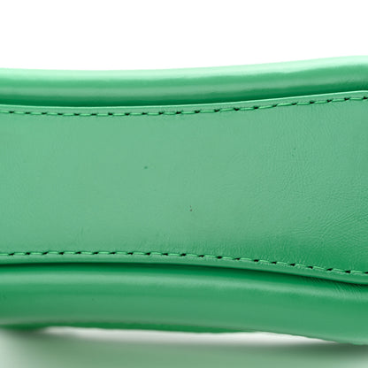 Chanel Aged Calfskin Quilted Small Gabrielle Hobo Green 11 of 13