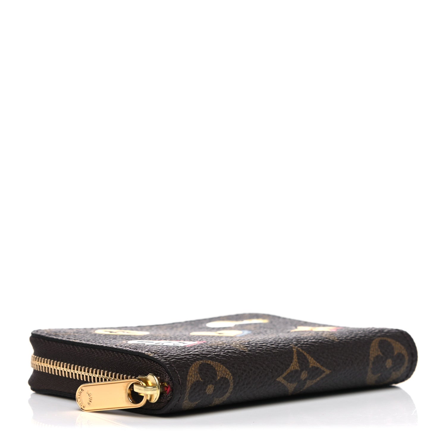 Louis Vuitton Monogram LV Love Lock Zippy Coin Purse 4 of 6