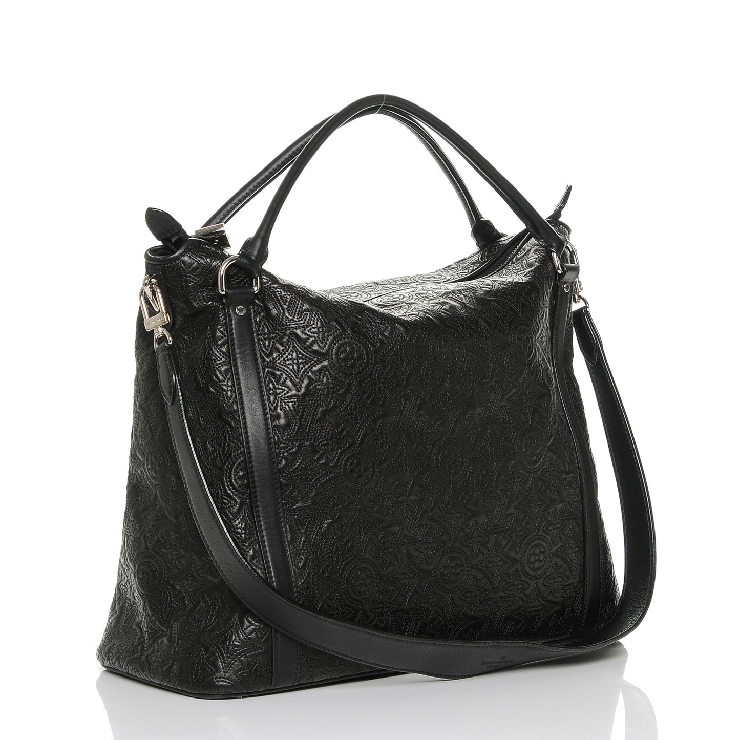 Monogram Lambskin Antheia Ixia MM Black