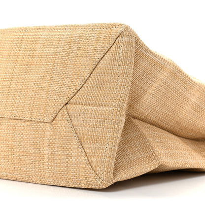Prada Raffia Logo Tote Naturale 7 of 8