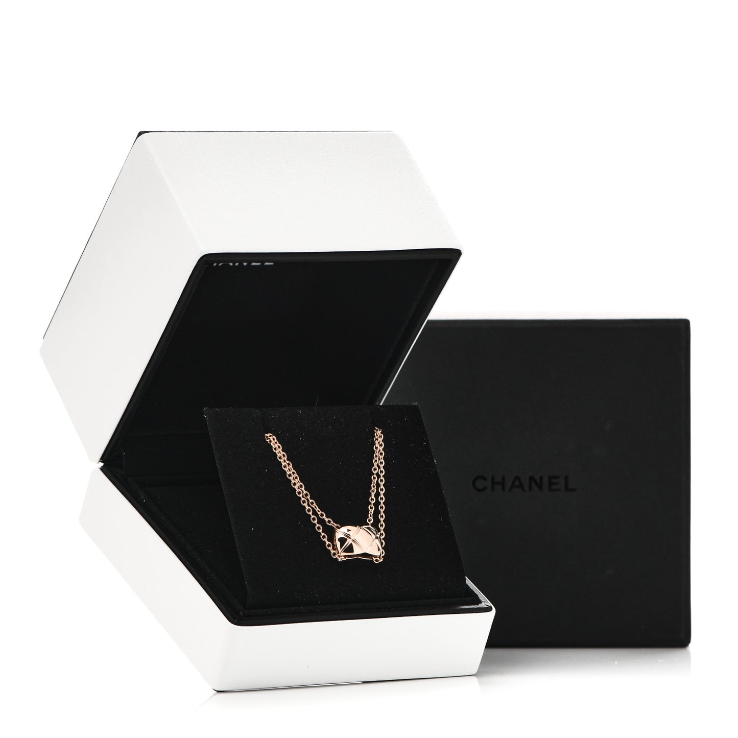 18K Beige Gold Coco Crush Pendant Necklace