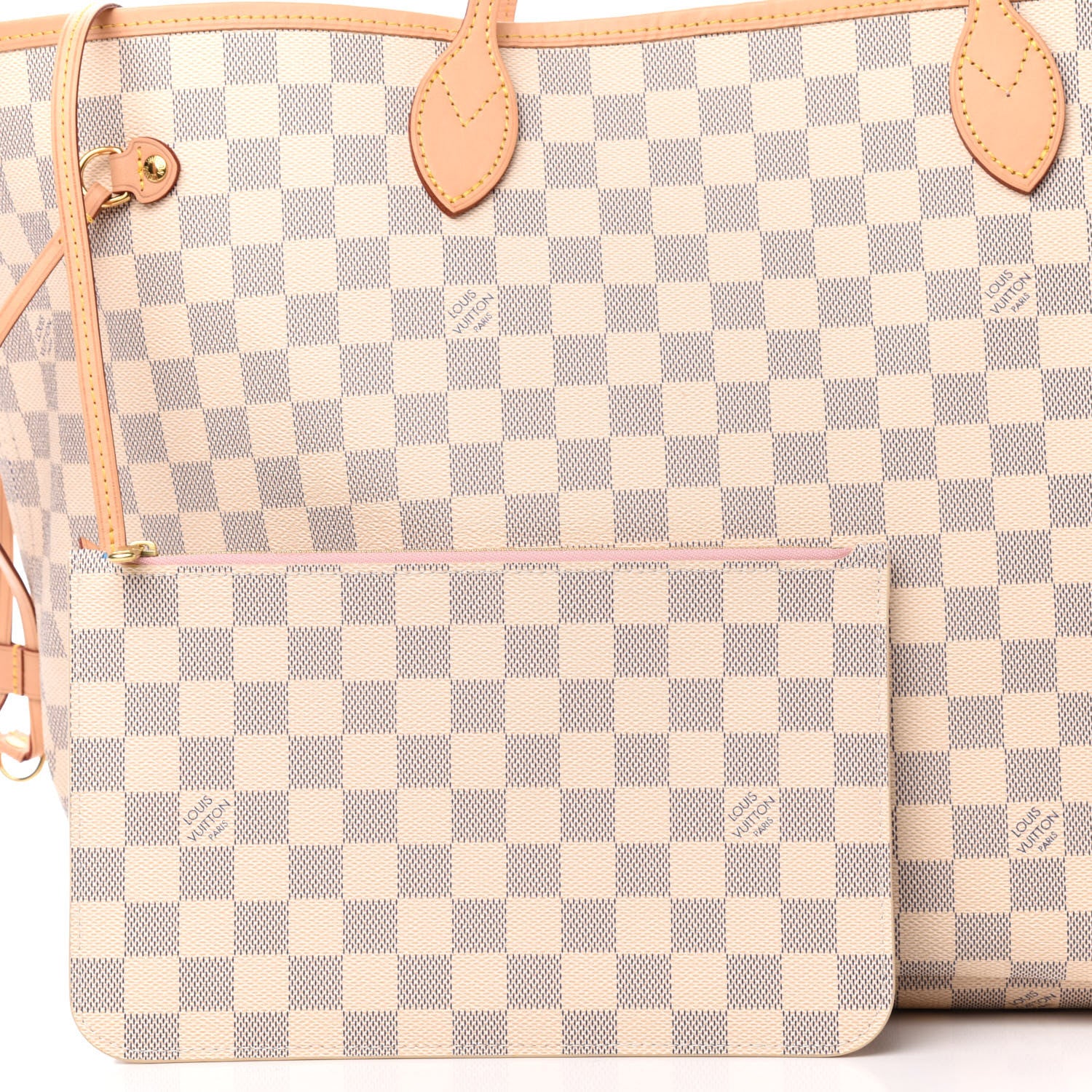 Louis Vuitton Damier Azur Neo Neverfull GM Rose Ballerine 11 of 14
