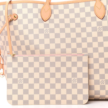 Louis Vuitton Damier Azur Neo Neverfull GM Rose Ballerine 11 of 14