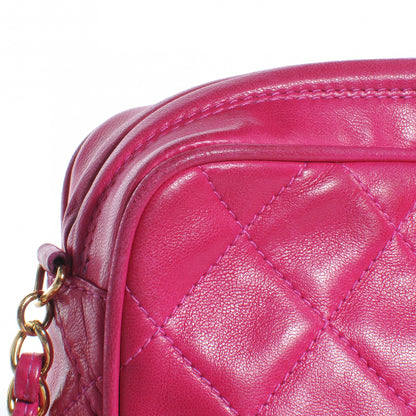 Chanel Lambskin Tassel Camera Case Fuchsia 11 of 12