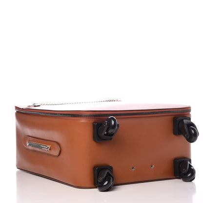 Stella McCartney Smooth Faux Leather 4 Wheel Falabella Travel Suitcase Tan 5 of 11