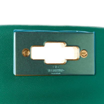 Valentino Garavani Nappa Small Roman Stud Shoulder Bag Jungle 6 of 10