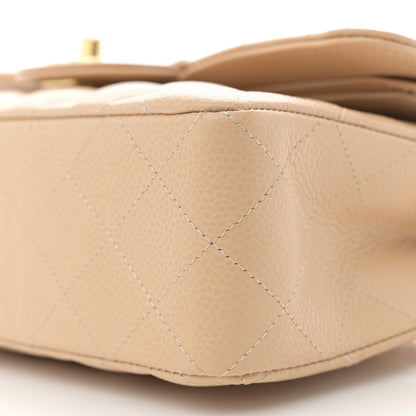 Chanel Caviar Quilted Small Double Flap Beige 10 of 11