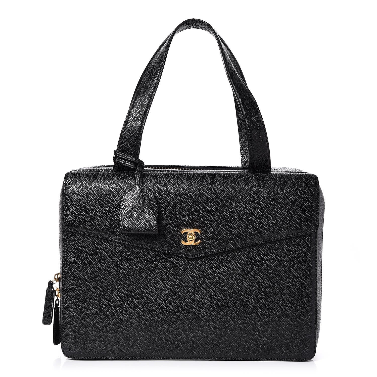 Chanel Caviar Briefcase Black 1 of 10