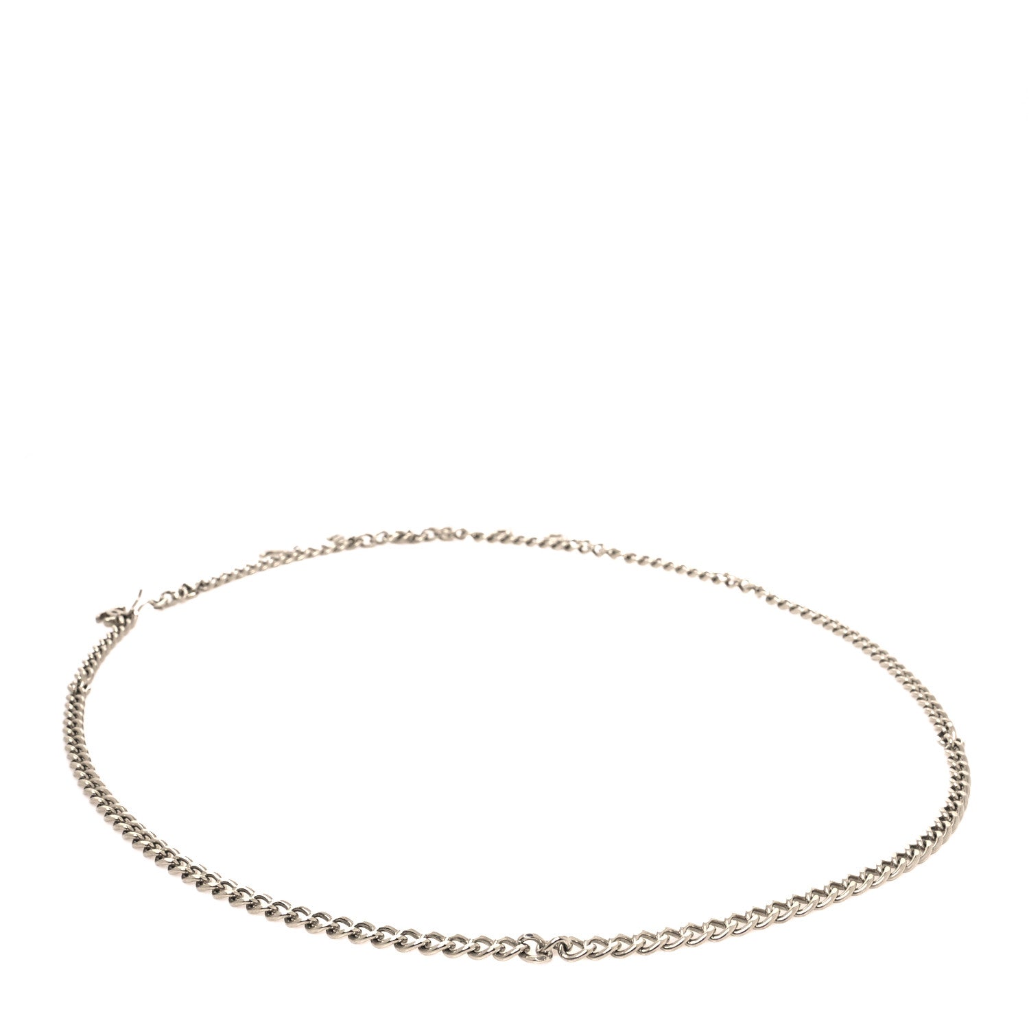 Chanel Metal CC Chain Logo Belt Silver 2 of 3