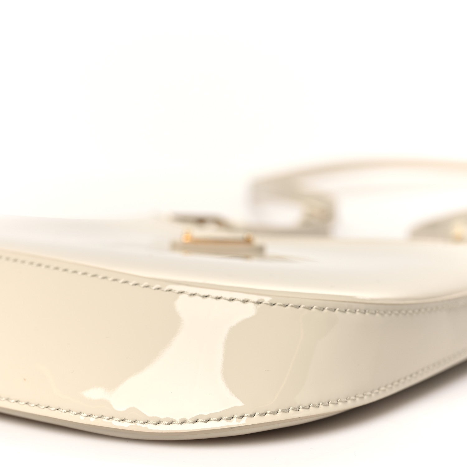 Prada Spazzolato Cleo Adjustable Strap Shoulder Bag Avorio 10 of 10