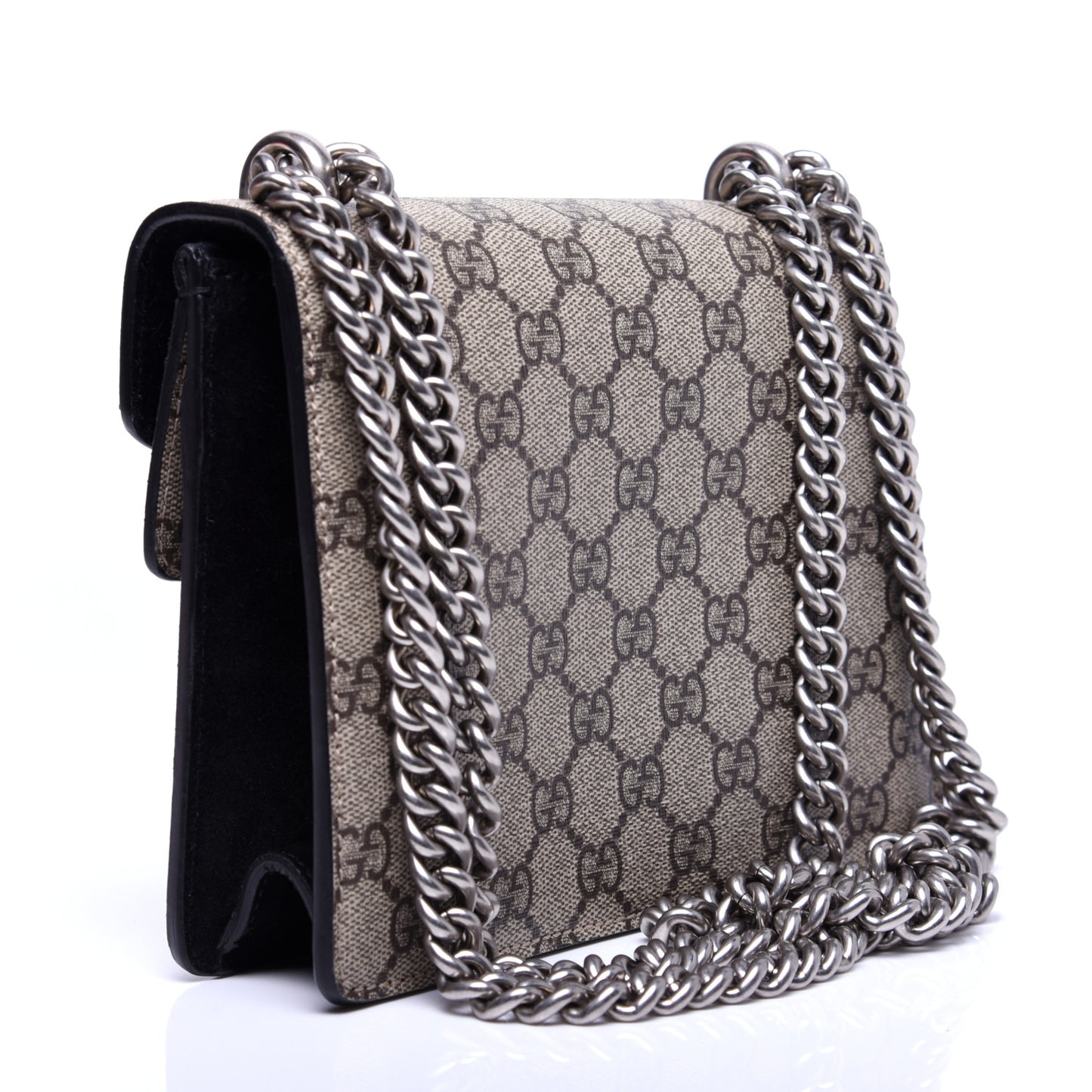 GG Supreme Monogram Mini Dionysus Shoulder Bag Black