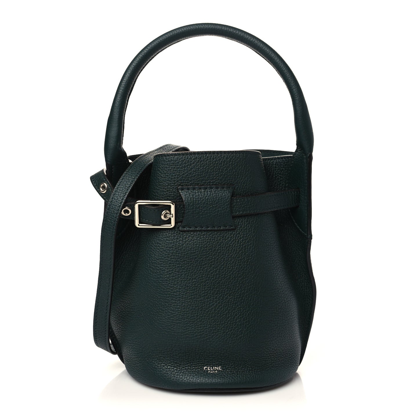 Supple Grained Calfskin Nano Big Bag Bucket Amazone