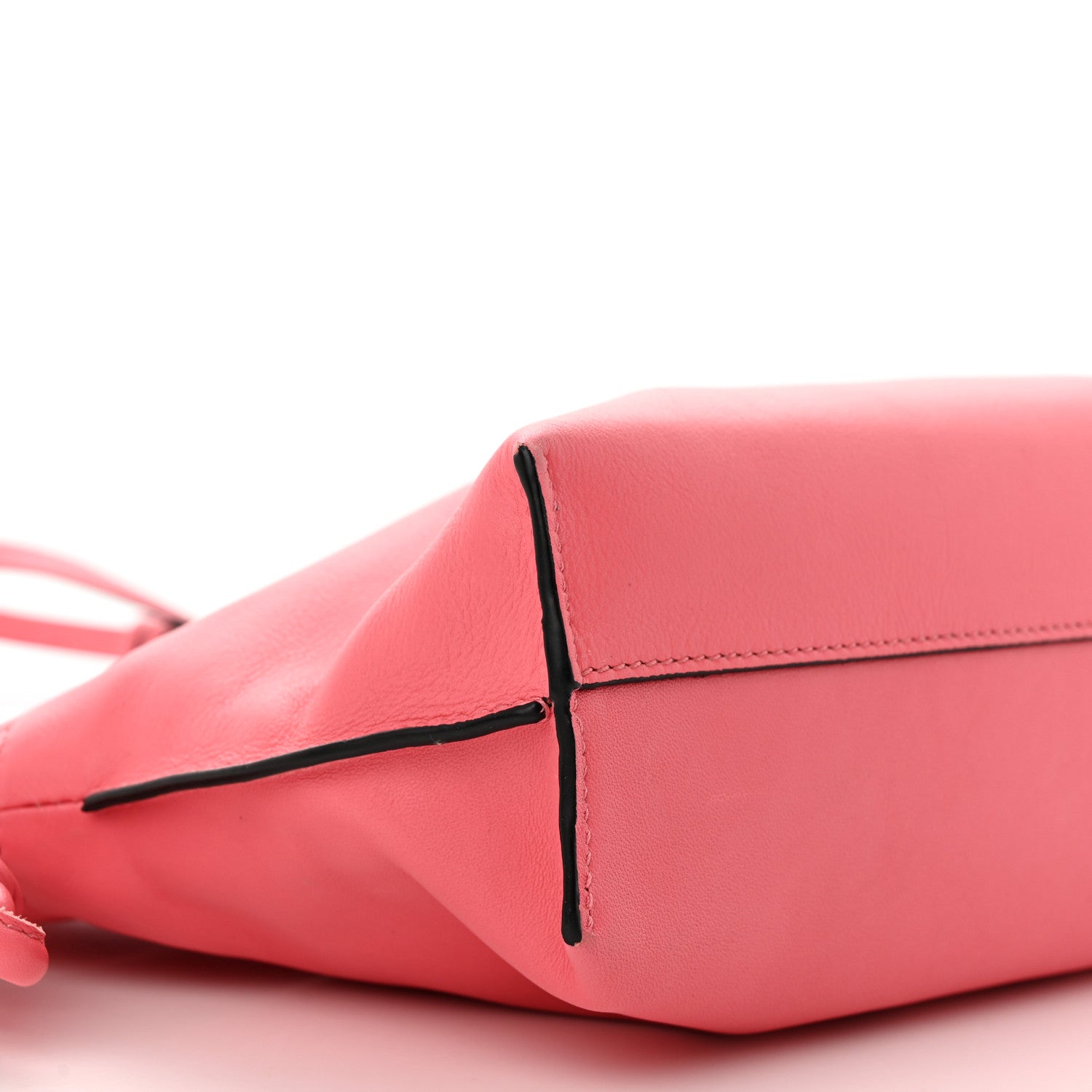 Loewe Calfskin Mini Flamenco Knot Clutch Pink 9 of 13