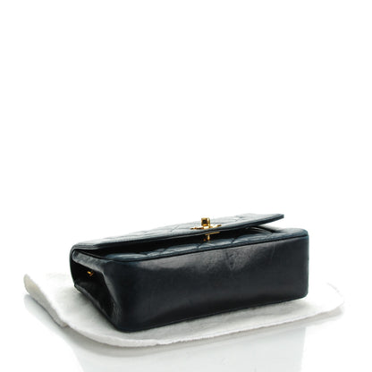 Chanel Lambskin Quilted Small Single Flap Navy 4 of 9
